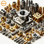 CNC machining parts custom milling turning precision stainless steel aluminum alloy metal components OEM fabrication