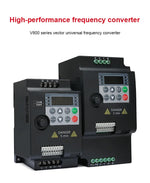 Economical VFD 0.75/1.5/2.2/4/5.5KW 220V/380V 3 Phase Output Variable Frequency Drive Converter Motor Speed Controller Inverter