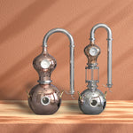 HOOLOO D8/15 Home Distiller Alcohol Distiller Hydrosol Essential Oil Still Copper Moonshine Apparatus Multifunctional Distiller