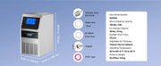 Charger l'image dans la visionneuse de galerie, Amocart 80lbs-440lbs/24H Commercial Ice Maker Machine Stainless Steel Ice Maker with LED Display &amp; Self-Cleaning for Bar Home
