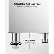 Charger l'image dans la visionneuse de galerie, Amocart 250LBS Commercial Ice Maker with Storage Bin Ice Bin Stainless Steel Ice Maker Machine with Filter for Home Bar Hotel
