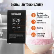 Charger l'image dans la visionneuse de galerie, Amocart Commercial Snowflake Ice Machine Snowflake Ice Maker Stainless Steel Ice Shaver Machine Electric Snow Cone Maker
