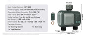 Charger l'image dans la visionneuse de galerie, Amocart WiFi Sprinkler Timer Single/Two Outlet Smart Hose Faucet Water Timer APP Control/Voice Control, IPX6 for Yard Watering

