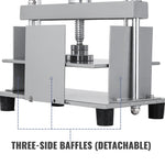 SucceBuy Paper Press Machine 12x8.6 inch for A4 Papers 10cm Thickness Steel Frame Paper Press Machine Papermaking Book Press