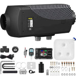 Amocart 8KW Diesel Air Heater Muffler Diesel Heater 12V Remote Control Diesel Parking Heater with LCD Switch for Car Truck Boat
