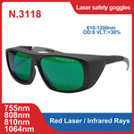 Laser Safety Glasses 190-2000nm 10600nm OD6 CO2 Laser Protection goggles 1064 532 200-2000nm IPL laser glasses Laser protection
