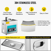 Charger l'image dans la visionneuse de galerie, Amocart 6L Knob Ultrasonic Vinyl Record Cleaner Portable Washing Machine Ultrasound Dishwasher Contact Lenses Dental Jewelry
