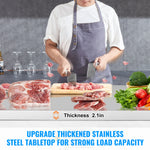 Amocart 72" Commercial Refrigerator Sandwich & Salad Prep Table 20Cu.Ft Food Prep Frost Free Refrigerator for Restaurant Bar