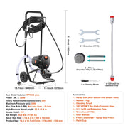 Charger l'image dans la visionneuse de galerie, Amocart 750W 950W Airless Paint Sprayer 3000PSI High Efficiency Electric Airless Sprayer Handheld Paint Sprayers Home Interior
