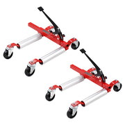Charger l'image dans la visionneuse de galerie, Amocart Wheel Dolly Heavy Duty Vehicle Positioning Ratchet Tire Jack Max Capacity 1500 Lbs Car Dolly for Car Auto Repair Moving

