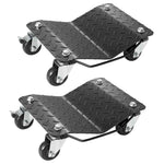 Amocart Car Tire Wheel Trolley Dollies 2/4PCS 1500lb Weight Capacity Vehicle Skate Moving Tire with 4 Casters Auto Repair Mover