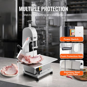 Bild in Galerie-Viewer laden, Amocart Commercial Electric Meat Bandsaw 650W 1800W Stainless Steel Countertop Bone Sawing Machine Frozen Fish Cutter for Pork
