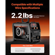 Charger l'image dans la visionneuse de galerie, SucceBuy MIG Welder 130Amp Mig Welding Machine 3-in-1 Portable Mig Welder with IGBT Inverter Technology Digital Display Screen
