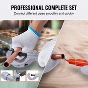 Charger l'image dans la visionneuse de galerie, Amocart Hydraulic Tube Expander w/ 7 Pipe Expander Heads Deburring Tool Pipe Cutter for Copper Aluminum Brass Soft Steel Pipes
