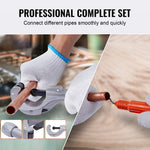 SucceBuy Hydraulic Tube Expander with 7Pipe Expander Heads Deburring Tool Pipe Cutter for Copper Aluminum Brass Soft Steel Pipes