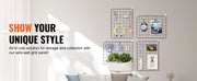 Bild in Galerie-Viewer laden, Amocart Grid Wall Panels Tower Wire Gridwall Display Racks Double Side Gridwall Panels for Art Craft Shows Retail Shop w/ Hooks
