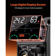 Charger l'image dans la visionneuse de galerie, Amocart 5-in-1 MIG Welder 200Amp Pluse Mig Welding Machine Gas MIG/Flux Core MIG/Stick/Lift TIG/AU TIG with LCD Screen Display
