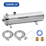 BROVA Whole House Home/Commercial Water Purifier 0.01μm PVDF UF System large flow1000L-15000L/H SUS304 lower cost filter elemen