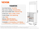 Amocart Promotion Counter Table Portable Tradeshow Podium Table Display Exhibition Counter Stand Booth Fair Pop Up Podium Table