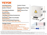 Bild in Galerie-Viewer laden, Amocart PV Combiner Box 4 String / 6 String Solar Combiner Box 10A / 15A Rated Current Fuse for On/Off Grid Solar Panel System
