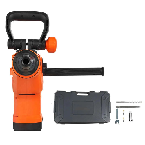 Amocart Corded Hammer Drill 1600W 175-350RPM Electric Demolition Drills 2-Inch SDS-Max Rotary Hammer Driver for Concrete Wood