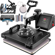 Bild in Galerie-Viewer laden, Amocart 5 6 8 in 1 Heat Press Machine T shirt Heat Transfer Printer Muntifunctional Sublimation For Mug/Latte Mug/Plate/Bottle
