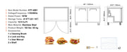 Bild in Galerie-Viewer laden, Amocart Commercial Frozen Refrigerator Sandwich Salad Prep Table 7.4Cu.Ft Food Prep Frost Free Refrigerator for Restaurant
