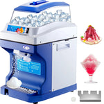 SucceBuy 120/200KG/H Electric Ice Shaver Branch Crusher Chopper Smoothie Blender Granizing Machine Shredder Snow Cone Cube Maker