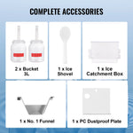Succebuy Commercial Snowflake Ice Machine Stainless Steel Air Cooling System&Rapid Heat Dissipation for Bakery Cafe