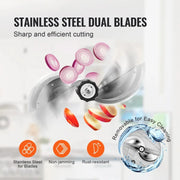 Bild in Galerie-Viewer laden, 【Premium】Amocart Electric Veget le Slicer 0-12mm Thickness Adjust le Commercial Slicer  hine Convertible to Manual Food Cutter

