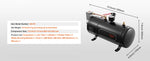 Amocart 12V Air Compressor with Tank 3/6L Train Horn Air Compressor 120psi Air Compressor System for Train Horn/Inflating Tire
