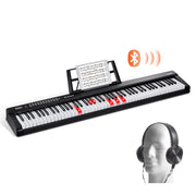 Charger l'image dans la visionneuse de galerie, Amocart 88 Key Digital Piano Keyboard Semi Weighted Keys Full Size Electric Portable Keyboard Piano Set 1000 Tone for Beginners
