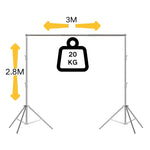 Background Stand Photo Frame Photography Crossbar Wedding Outdoor Bithday Decoration School Photographic Backdrop Party