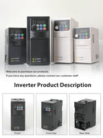 1.5/2.2/3.7/5.5/7.5KW VFD frequency converter 380V  Inverter Variable Frequency Drive for 3phase motor speed control