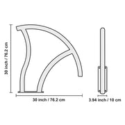 Charger l'image dans la visionneuse de galerie, Amocart Pool Handrail Stainless Steel with Base Plate for Indoor/Outdoor Swimming Pool Safety Railing w/ Grip Cover for Decks
