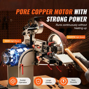 Charger l'image dans la visionneuse de galerie, Variable Speed 1500W Belt Grinder Sander Amocart VFD Polisher Knife Sharpener Mould Grinding Tool
