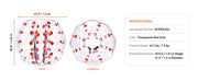 Bild in Galerie-Viewer laden, SucceBuy 4FT/1.2M Inflatable Bumper Ball Body Sumo Zorb Balls for Teen &amp; Adult 0.8mm PVC Bubble Balls Bumper Bopper Toys
