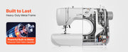 Charger l'image dans la visionneuse de galerie, Amocart Computerized Sewing Machine 18/60/200 Stitch Applications LED Screen Foot Pedal and LED Light Heavy-Duty Metal Frame
