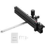 SucceBuy Precision Miter Gauge Standard Slot 3/4'' x 3/8'' Aluminum Alloy Table Saw 24/18/19-35 in Grating 15 Angle Stops DIY