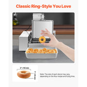 Charger l'image dans la visionneuse de galerie, Amocart Commercial Automatic Donuts Machine Donuts Equipment Electric High Power Doughnut Maker StainlessSteel Frying AutoFryer
