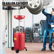 Bild in Galerie-Viewer laden, Amocart 20 Gallon Waste Oil Drain Tank Air Operated Drainer with Pressure Regulating Valve for Fluid Fuel Transfer Drainage
