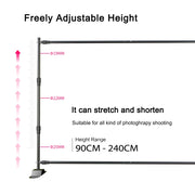 Load image into Gallery viewer, Double-Crossbar Backdrop Background Stand Frame Support System For Photography Photo Studio Video Muslin Green Screen
