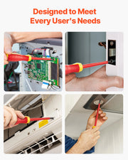 Charger l'image dans la visionneuse de galerie, Amocart Insulated Screwdriver Set Professional Electrical Screwdriver Set 1000V Insulated Electrician Tool Set Magnetic Phillip
