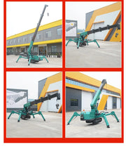 Load image into Gallery viewer, Customized Crawler Telescopic Boom Spider Crane with Hydraulic Remote Control，with Long Arm Fly Jib

