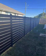 Premium High Quality Durable Black Aluminum Slat Fence Panels Customizable Length And Height Outdoor Privacy Fence