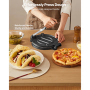 Charger l'image dans la visionneuse de galerie, Amocart 8 10 Inch Tortilla Press Cast Iron Tortilla and Roti Maker Heavy Duty Tortilladora Press Pataconera Makers w/Handle

