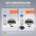 SucceBuy Digital Converter 5/7.5/10HP Single Phase to 3 Phase Converter Phase Shifter for Residential Light Commercial Use