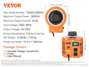 Charger l'image dans la visionneuse de galerie, Amocart 500VA-3000VA Auto Variable Voltage Transformer 4 Extra Fuse 110V Input 0-130V Output AC Voltage Regulator Power Supply
