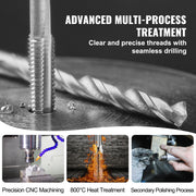Charger l'image dans la visionneuse de galerie, Metric SAE Standard Bearing Steel Taps and Dies Essential Threading Tool Amocart Tap and Die Set 40PCs 60PCs 80PCs 110/116PCs
