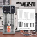 SucceBuy Ice Cream Blender High-Speed Ice Cream Maker Mixer Stir Machine Speed Adjustment Stainless Steel Ice Cream Shaker